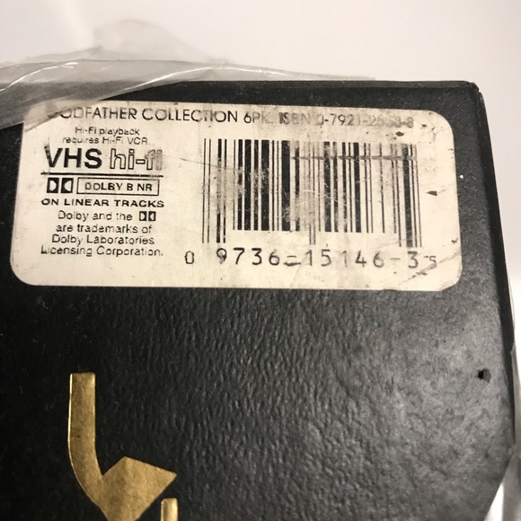 The Godfather Collection 6pk VHS Semi-Sealed - Picture 2 of 5